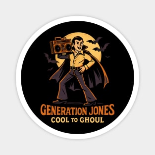 generation jones cool halloween Magnet